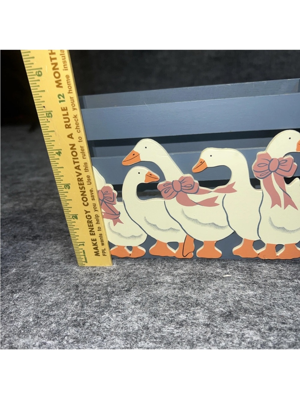Geese Napkin Holder / Decorative Craft Display Box 90’s cottagecore - Picture 6 of 6
